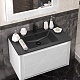 Opadiris Мебель для ванной Луиджи 90 подвесная белая матовая/антрацит – фотография-19